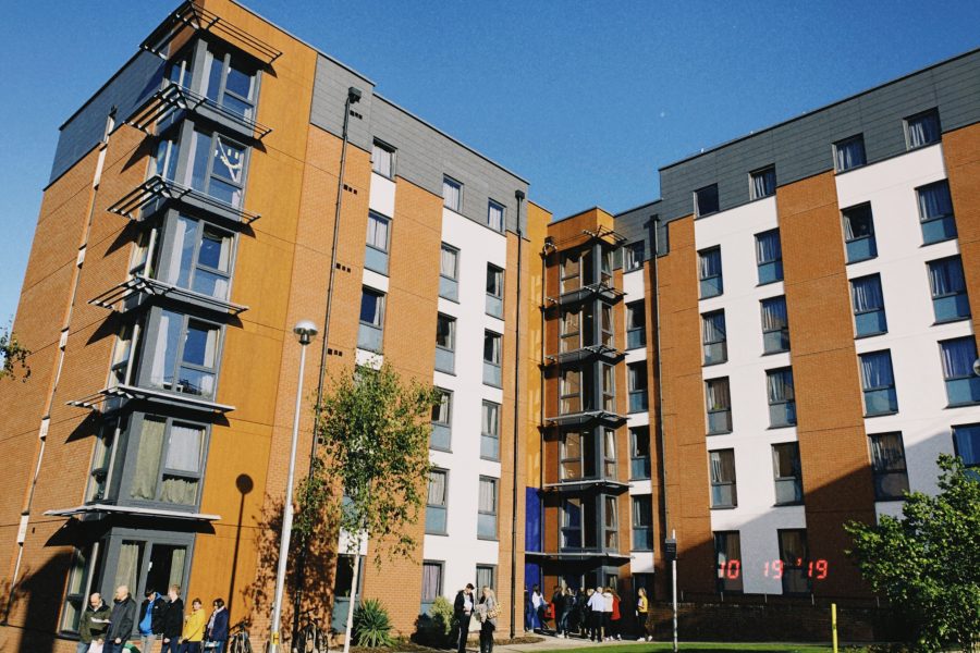 Lafrowda halls of residence on Streatham Campus