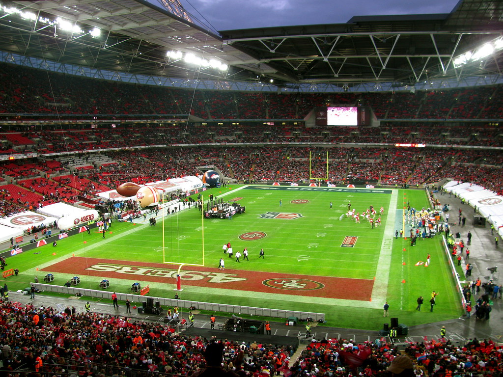 American Football match, Wembley Stadium