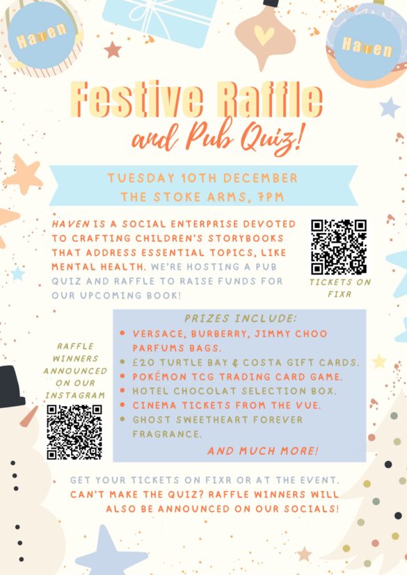Haven’s pub quiz and raffle: Get festive and make a difference