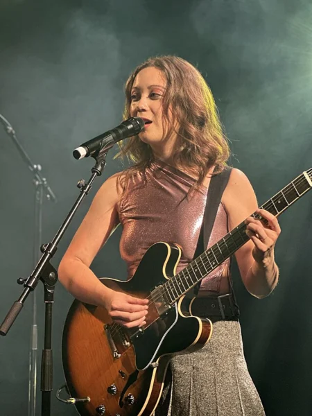 Laufey performing at the Montreux Jazz Festival 2023.